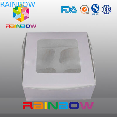 Cardboard Paper Box Packaging With Clear PVC Window For Toys / Gifts