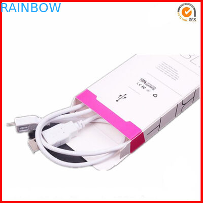 Collapsible Paper Box Packaging Car Charger Packaging Box With Printed Logo