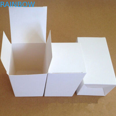 White Cardboard Jewelry Perfume Candy Paper Box Packaging Non Printed