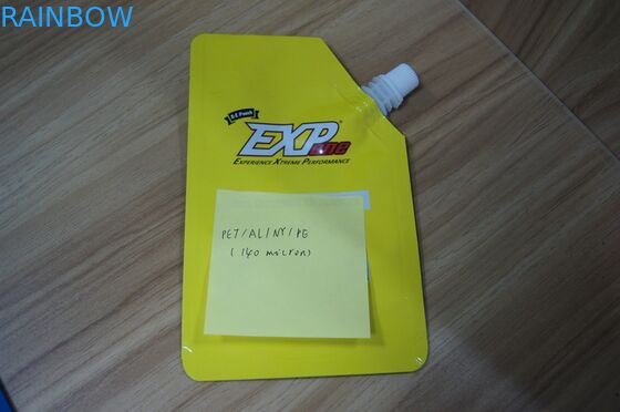 Laminated Stand Up Spout Pouch Packaging With Side Spout Lubricating Oil Packaging Bag