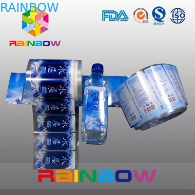 Plastic Bottle Shrink Sleeve Labels , PVC Shrink Plastic Lable Blowing