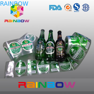 Plastic Bottle Shrink Sleeve Labels , PVC Shrink Plastic Lable Blowing