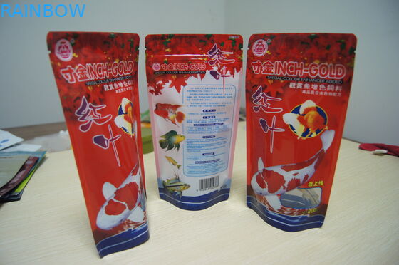 Vivid Printed Stand Up Zip Lock Aluminum Foil Fish Bait Pet Food Packaging Pouch