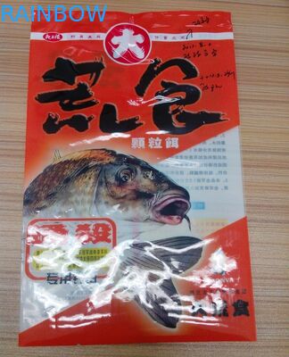 Plastic Back Seal Fish Lure Packaging Heat Seal Pet Food Bag Custom Printing