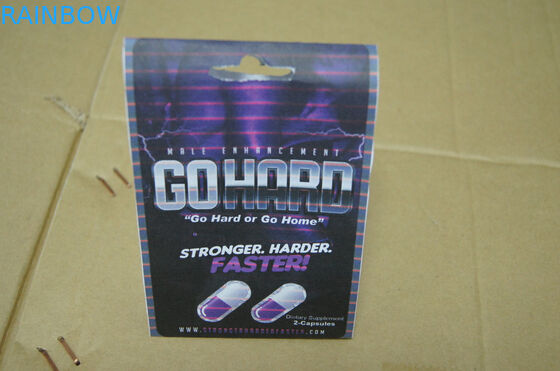 Red Mamba Paper Box For Male Sex Enhancement Pills / Card Packaging