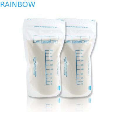 Food Safe Plastic Pouches Packaging For Breast Milk Packaging With k