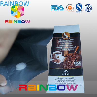Customized Plastic Pouches Packaging Degassing Valve For Coffee Bag Packing