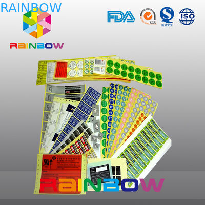 Custom Printed Colorful Shrink Sleeve Labels Self Adhesive Paper Laminated Food Labels