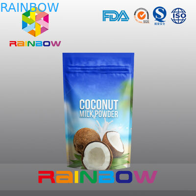 Collagen Powder / Pure Goat Milk Powder Aluminum Foil Pouch Packaging With Zipper