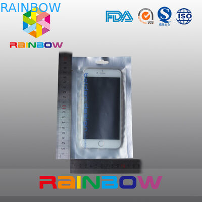 Font Clear Window Anti Static Bag Telephone Packaging With A Hang Hole