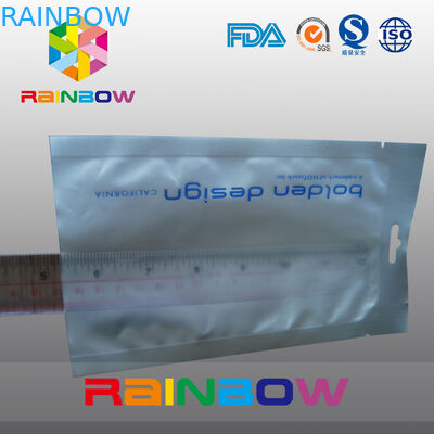 White Color ESD Shielding Anti Static Zipper Bag With Hang Hole Use For Electron