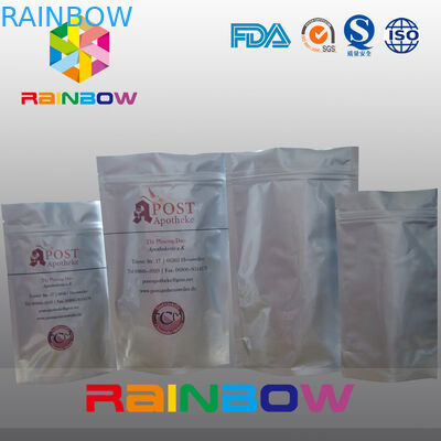 Customized Printed Stand Up Foil Pouch With Zipper For Spices / Herbal Medicine