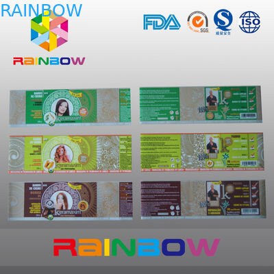 Custom Waterproof Printed PVC / PET Heat Shrink Sleeve Labels / Plastic Bottle Label