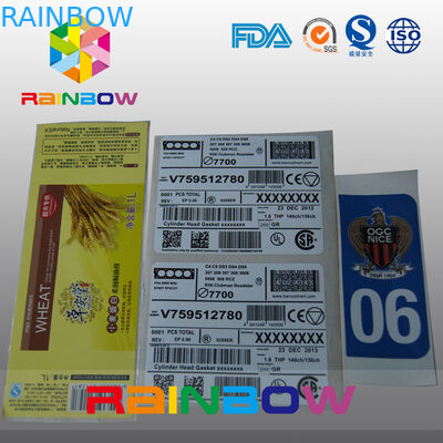 Customized Express Labels / Sticker Shrink Sleeve Labels For Bag , Box , Card