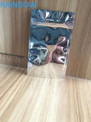 Mylar Foil Zip Lock Bag Small Plain Seed / Spice / Powder / Flour Packaging Pouch