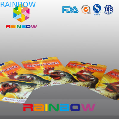 Gravure Printing Pet Food Pouch With Zipper / Re - Sealable Animal Food Bag