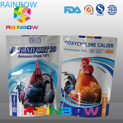 Trade Assurance Customized Stand Up Pet Turkey Food Packaging Bag / Pouch With Zipper