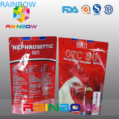 Custom Your Own Logo Stand Up Pet / Tukey Food Storage Pouch With Zipper