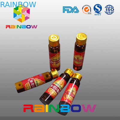 Printed High Shrinkage PVC / PET Hot Shrinking Labels / Heat Shrinking Sleeve Labels