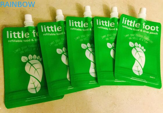 Different Sizes Stand up Reusable Spout Pouch for Supplements