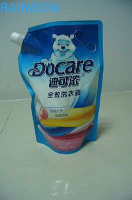Stand Up Spout Pouch Packaging For Honey / Juice Spout Bag / Liquid Packing Bag