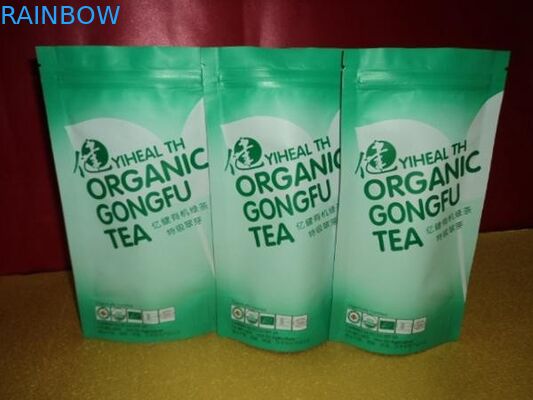 Graceful Curved Lipton PET / VMPET / PE Tea Packaging Bags Stand Up/stand up bag for tea