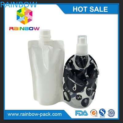 Stand Up Reusable Baby Food Spout Pouch Packaging with Zipper On The Top