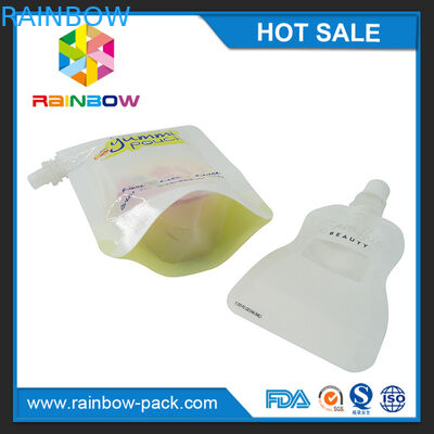 Stand Up Reusable Baby Food Spout Pouch Packaging with Zipper On The Top