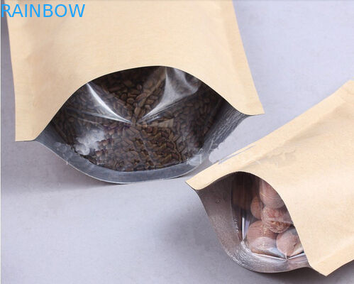 Custom Recyclable Paper Tea Bags Packaging with Transparent Window