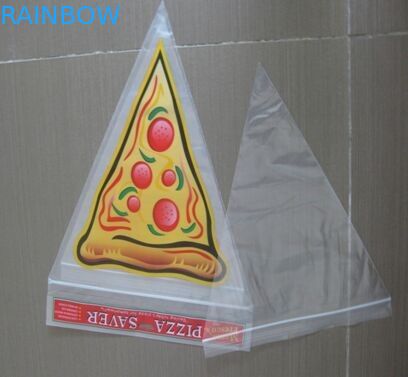 Custom Triangle Sandwich Packaging Bag BOPP Plastic Pouches With Zipper