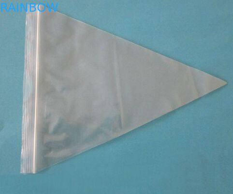 Custom Triangle Sandwich Packaging Bag BOPP Plastic Pouches With Zipper
