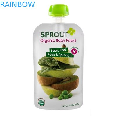 Laminated Material Side Spout  / Spout Pouch Packaging / Stand Up Pouch For Juice
