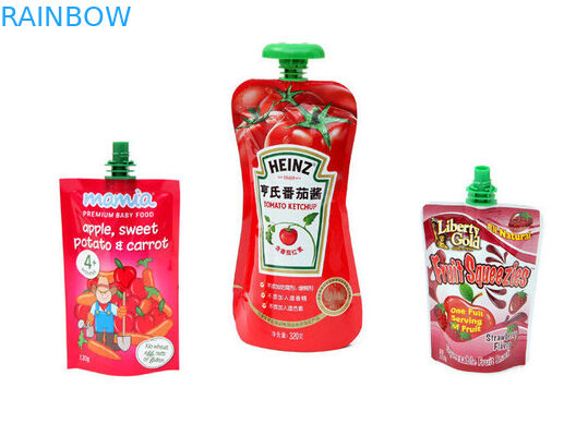 Liquid Plastic Pouches Packaging for drinking / Flexible doypack pouch