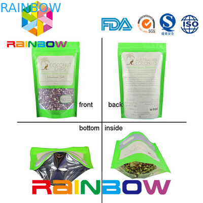 The most fresh raw material pouch with stand up Aluminum Foil packaging with printing / Food grade packaging