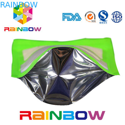 The most fresh raw material pouch with stand up Aluminum Foil packaging with printing / Food grade packaging