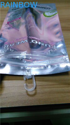 Customized plain clear stand up pouches blank aluminum foil zip lock bags