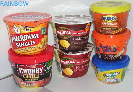 Milk White PVC / PET Shrink Sleeve Labels Heat Sensitive Gravure Printing