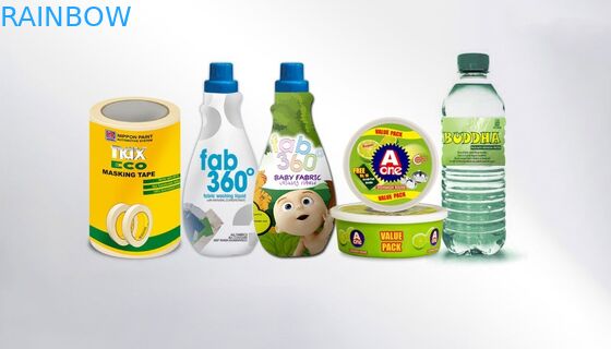 PVC / PET Shrink Sleeve Labels Shrink Wrap Sleeves For Bottles / Cans