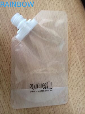 Spout Bag For Lubricating Oil / Water / Juice / Laundry Detergent Packaging Spout Bag