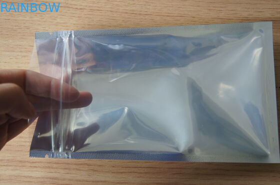 Customized Foil Pouch Packaging Three Sides Sealed Aluminum Foil Zip Lock Bag