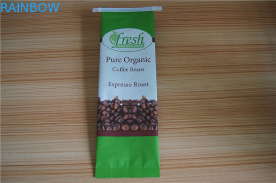 Matt Aluminum Foil Side Gusset Foil Pouch Packaging Quad Seal Packaging Bag