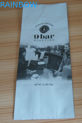 Matt Aluminum Foil Side Gusset Foil Pouch Packaging Quad Seal Packaging Bag