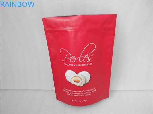 Matt Aluminum Foil Plastic Stand Up Pouches Moisture Proof Eco Friendly