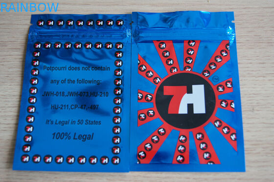 Recycled Laminated Aluminum Foil Packaging Herbal - Incense Mylar k Bag