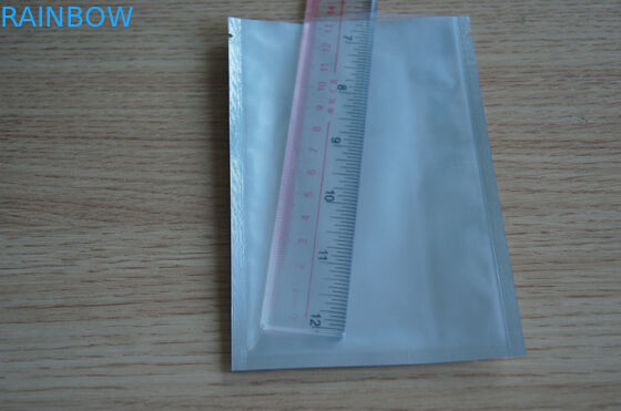 Reusable Three Sides Sealed Foil Pouch Packaging Plastic Malar Bag with Zip Lock