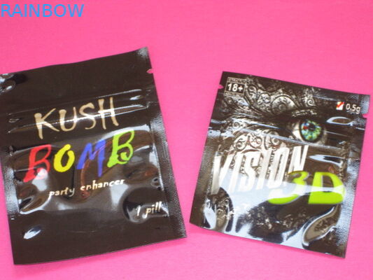 Recycled Foil Pouch Packaging Zipper Cigar Pouch Mylar Storage Bags