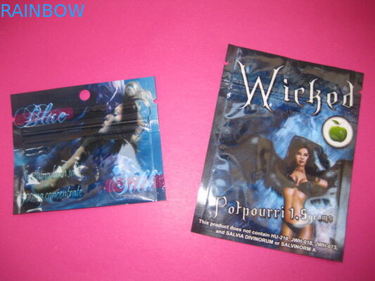 Recycled Foil Pouch Packaging Zipper Cigar Pouch Mylar Storage Bags