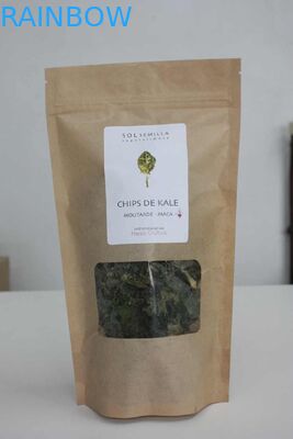 Aluminum Laminated Mylar Food Storage Bags , Stand Up Paper Bags