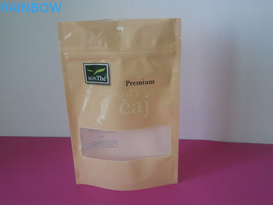 Recyclable Aluminum Foil Pouch Packaging Laminated Stand Up Matt Mylar Pouch with Window