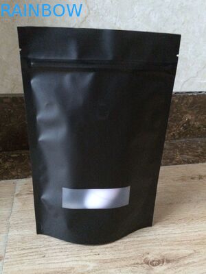 Recyclable Aluminum Foil Pouch Packaging Laminated Stand Up Matt Mylar Pouch with Window